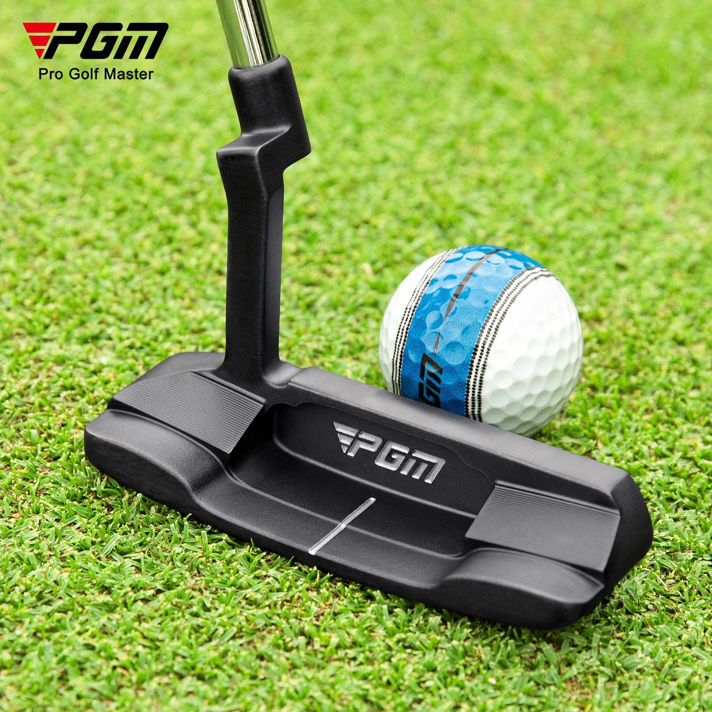 Gậy golf putter PGM thế hệ mới, trọng tâm thấp, dung sai cao, dành cho tập luyện — Gậy putter đen 【kèm bao đầu gậy】 TUG087