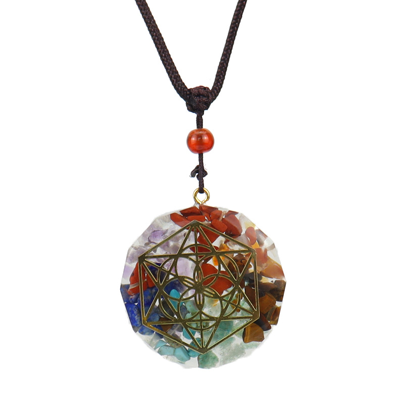 Retro Eye Crystal Handmade Pendant Necklace 1 Piece