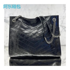 楊林托特包Niki shopping bagショッピングバッグ百合チェーン斜めショルダーバッグ本革女性バッグ