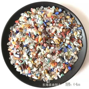 High-Quality Natural Colorful Crystal Stones, Crystal Gravel, Gemstones for Buddhist Mandala Offering, Fish Tank Landscaping Stones, White Crystal