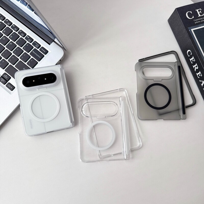 Suitable for Puraxmax Mobile Phone Case, Foldableing Center Axis Protection with Front Frame, New Frosted Magnetic Suction Purax Max Classic
