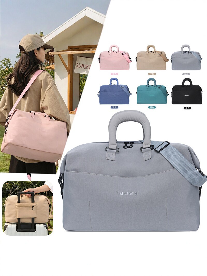 New Large Capacity Travel Bag Women Wet and Dry Separation Gym Bag Short Trip Business Trip Handheld Luggage Bag Single Shoulder Crossbody Bag