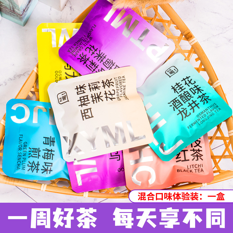 週一杯のお茶 キンモクセイウーロン茶 水出しウーロン茶 ジャスミン グレープフルーツ フルーツティー ミックスフレーバー グレープコンビネーションタイプ|undefined