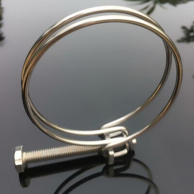 Stainless steel Clamp Laryngoscope steel wire Hoop Buckle Clip Tube clip Charge Tube clip Gas pipes Hose Clamp