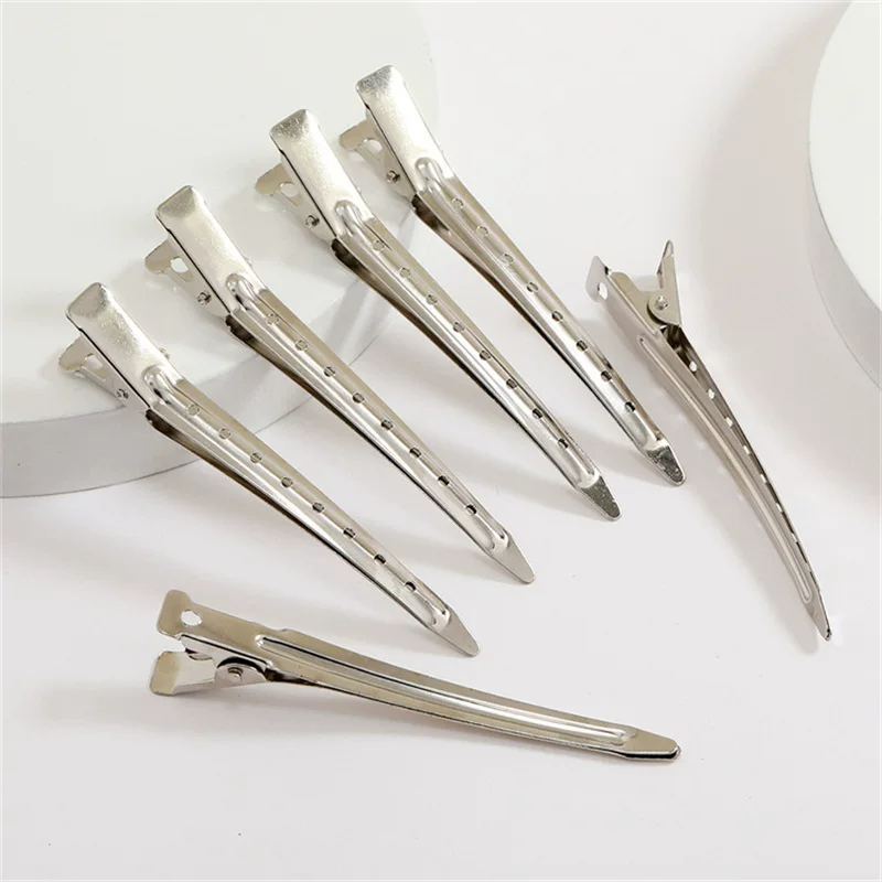 Металлическая прядь клип-удлинитель держащий форму утиный клюв заостренный рот клип однообразный клип без маркировки фиксация корня волос пушистый