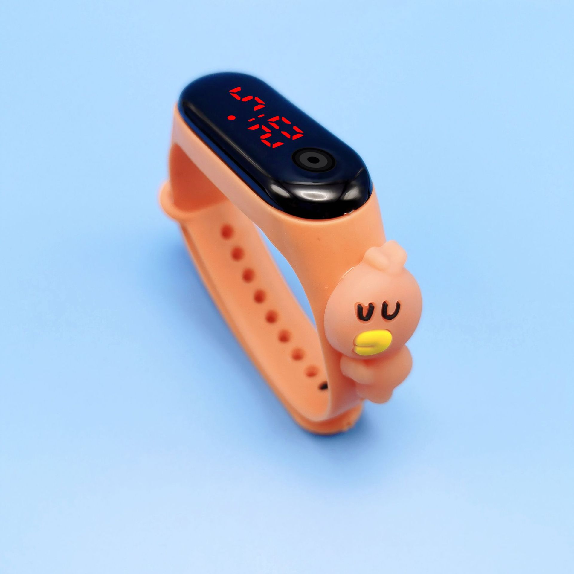 En stock al por mayor M3 reloj de muñeca de luz roja led reloj electrónico creativo estudiante plástico pulsera de dibujos animados niños reloj deportivo