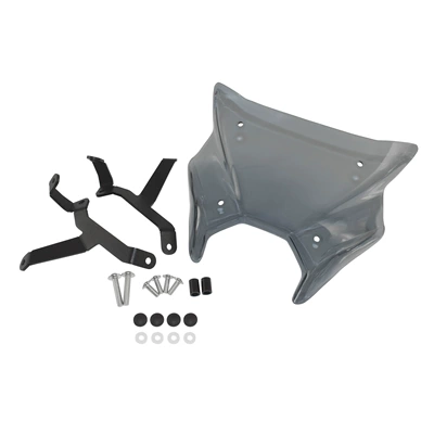 Windscreen Deflector — Motorcycle front windshield - smoke-gray-style-iii