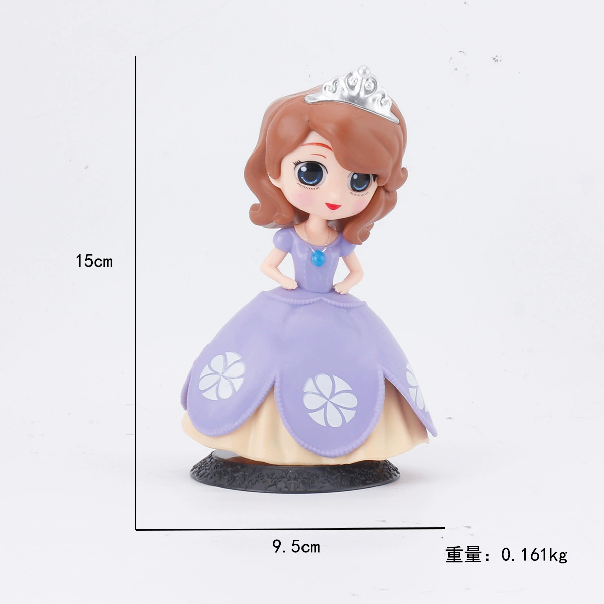 优质公主艾莎白雪阿拉丁花木兰手办模型 公主甜品台蛋糕烘焙摆件