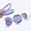 4 cm oval PC transparent duckbill diy new jewelry accessories small hair card female baby cute bangs clip