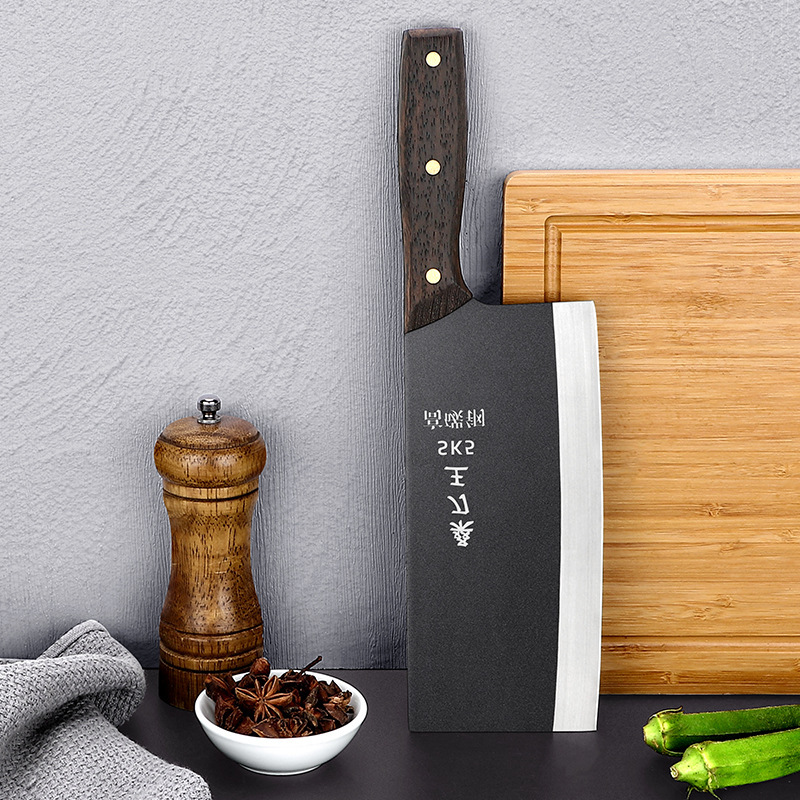 Cuchillo de cocina de estilo antiguo cuchillo de hierro forjado a mano cuchillo de corte chef cuchillo de cuchillo de cocina set de acero inoxidable