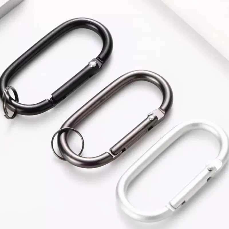 5号跑道型铝合金登山扣椭圆形防丢器蓝牙耳机音响挂钩扣U型登山扣