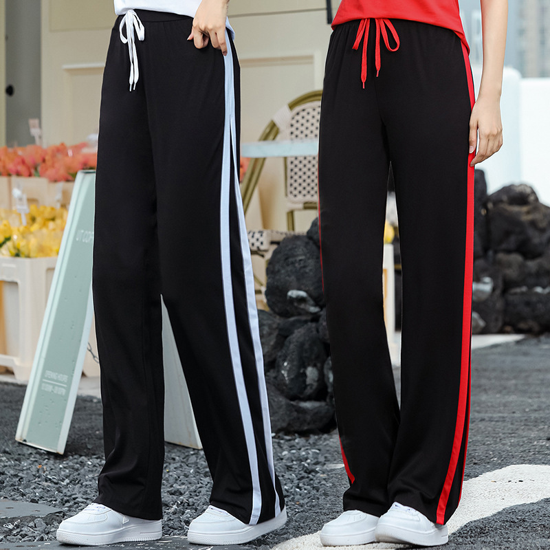 広場のダンスの服装のスポーツのズボンの女性の氷の綿の平行棒のズボンの広場のダンスのズボン|undefined