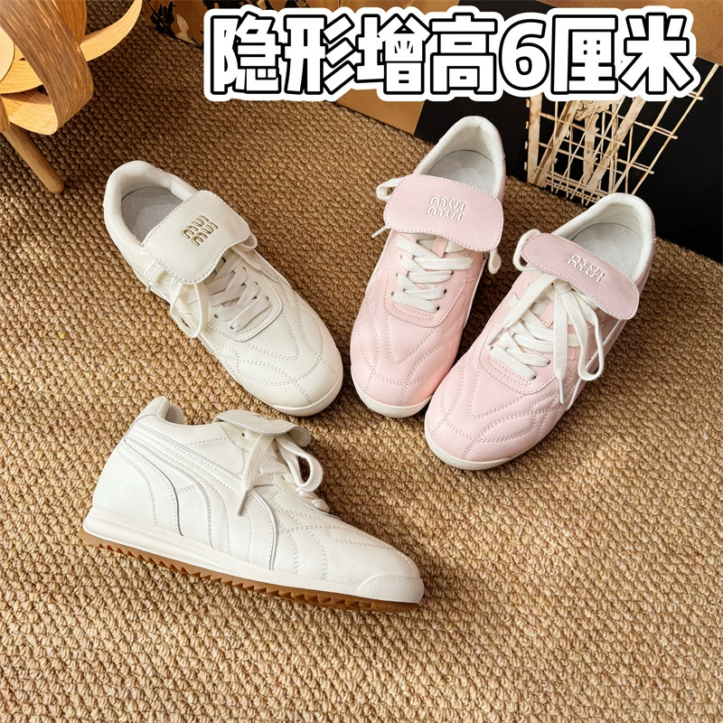 Внутренняя усилия 6cm универсальные белые туфли из натуральной кожи, эксклюзивные трансграничные для Amazon temu, Япония, Корея, Тайвань, tk