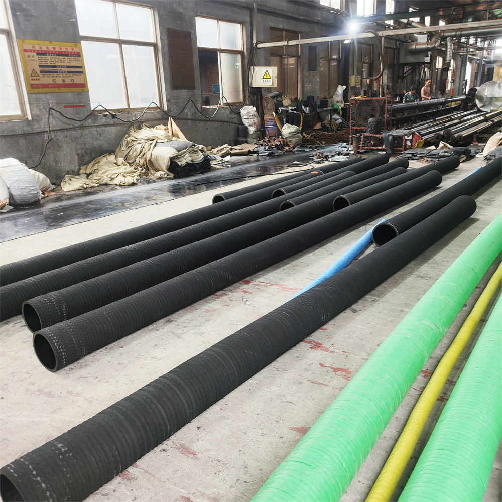 大口径耐磨橡胶钢丝管输送矿渣 抗腐蚀钢丝软管 橡高强度钢丝管
