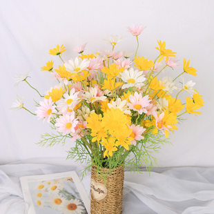 Realistic chamomile for living room, photography props