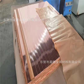 现货无氧铜板电解红铜片直销 工厂价格定尺切割T2电极铜块紫铜板
