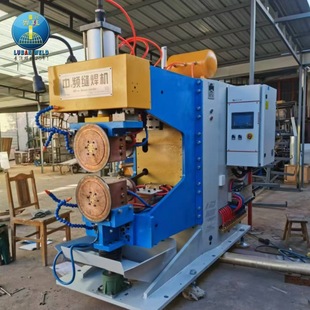 Transverse seam double drive roll welding machine variable spacing suitable for stainless steel plate heat sink plate heat exchanger automatic welding machine