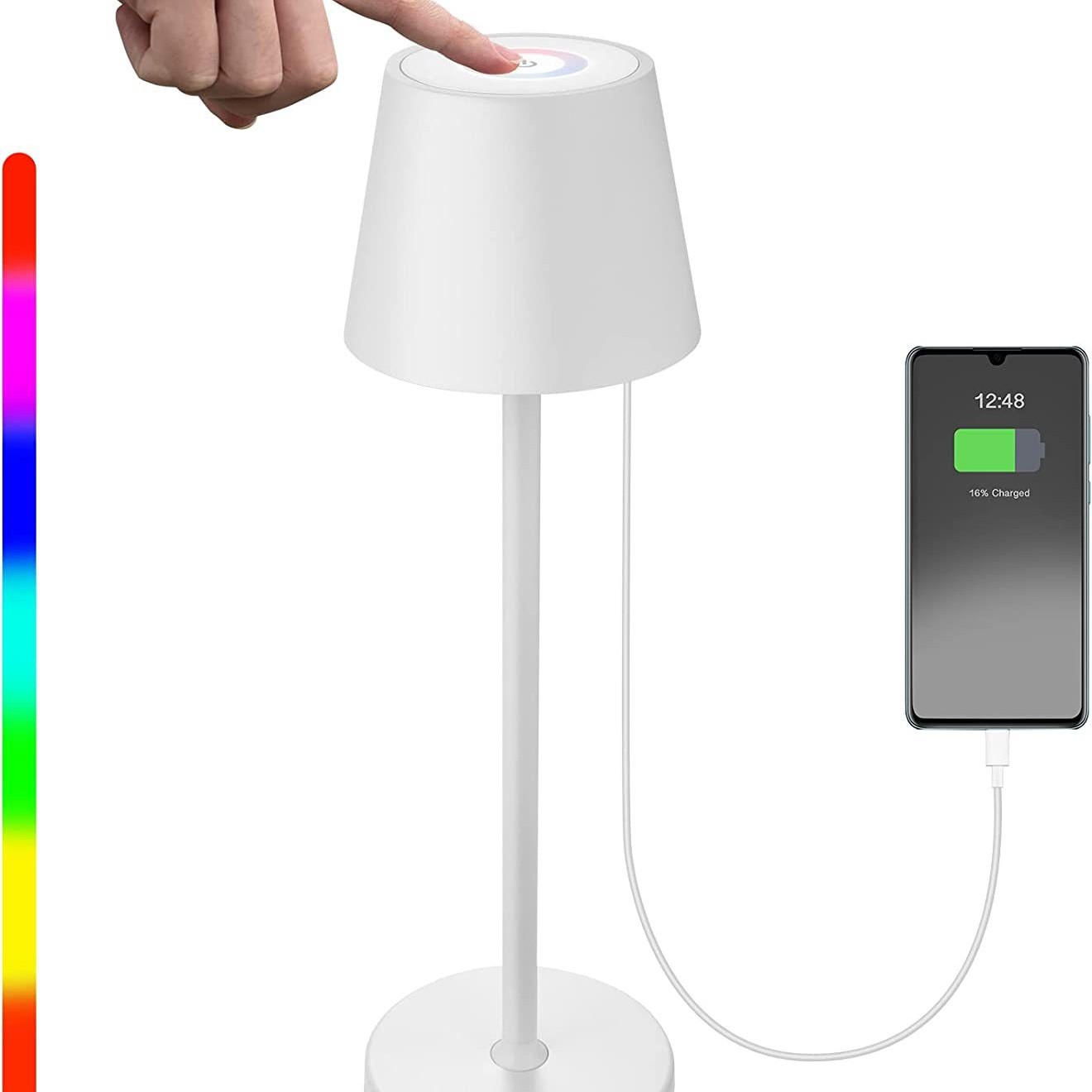 atmospheric LED table lamp