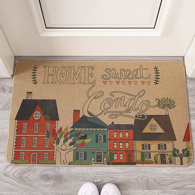 wear-resistant bathroom mat, Avtomobil döşəmə paspasları - sweet-home-4060cm-linen