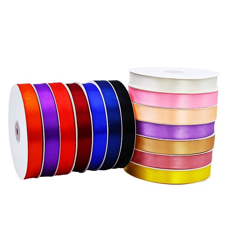  Cinta de raso 2 cm, rollo para decoración, envoltura de regalos, repostería y bodas