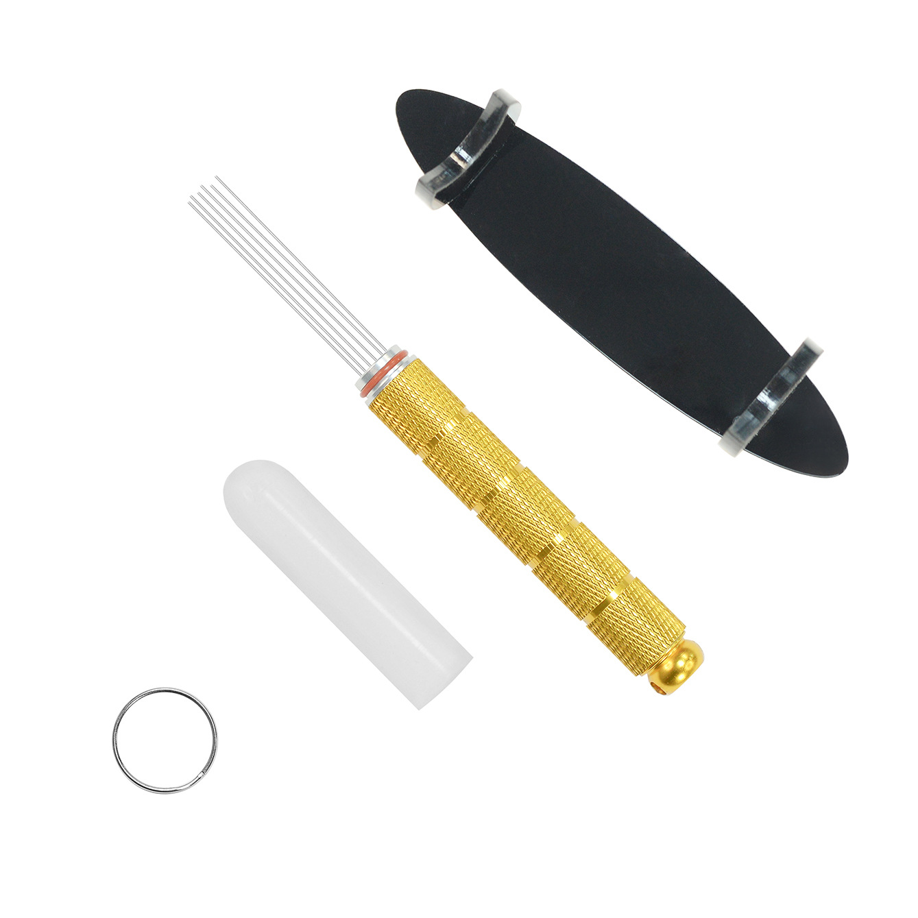 Aguja de polvo de aleación de aluminio de café aguja de polvo de madera aguja de polvo de madera aguja de polvo de madera sólida aguja de polvo de madera