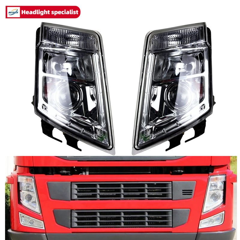 FM400 / FM440 / FH12 Lentes delanteras Volvo - Aplicable a la serie de luces de camiones Heavy Volvo