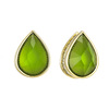 Zirconium, small design earrings, 2022, autumn, micro incrustation, 750 sample gold, light luxury style