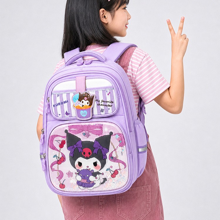 Schoolbags for Primary School Students in Grades 1, 2 and 3, 6-12 Years Old, Cute Backpacks for Girls, Weight-Reducing and Spine-Protecting Children's Backpacks