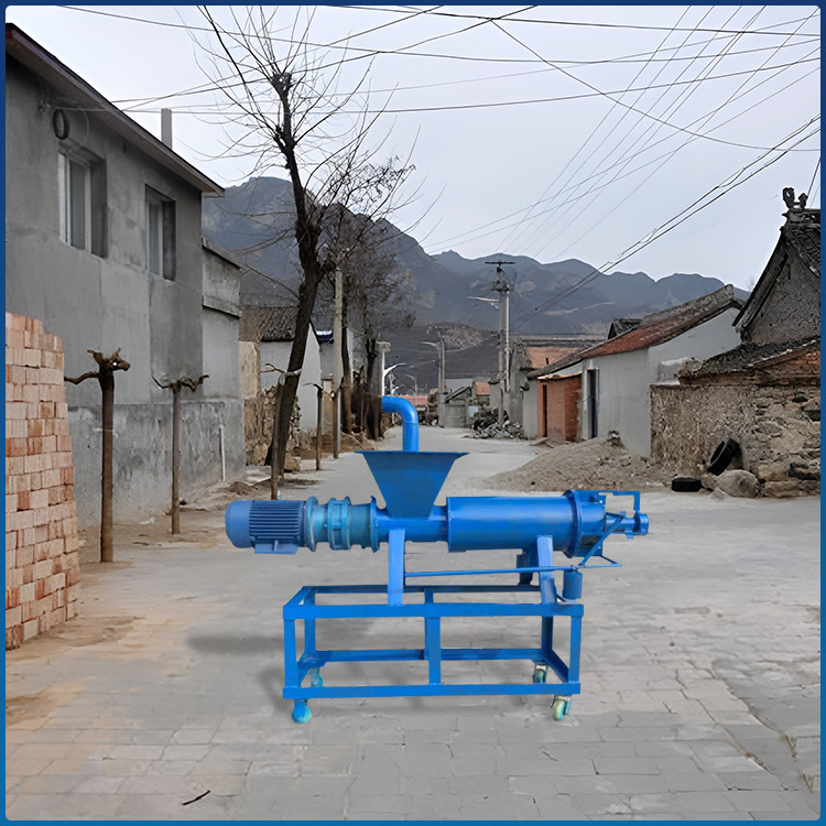 琪源固液分离设备斜筛式380V自动螺旋挤压分离机