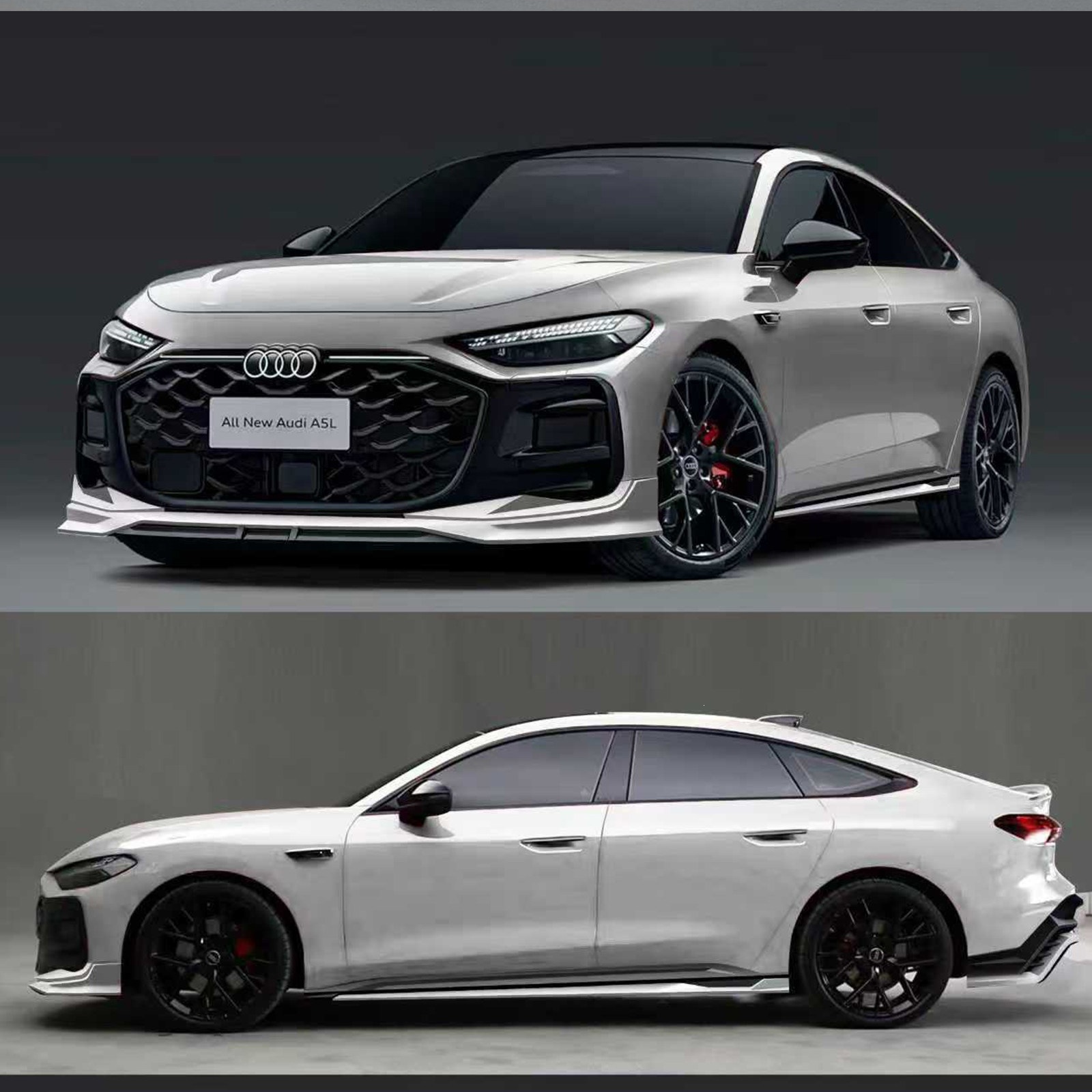 Saic Audi A5L Faw Sports Body Kit Front Spoiler Side Skirts Rear Lip Spoiler Modified Decorative Accessories