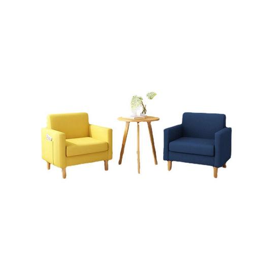 沙发小户型北欧卧室租房服装店小沙发椅轻奢款现代简约单双人沙发