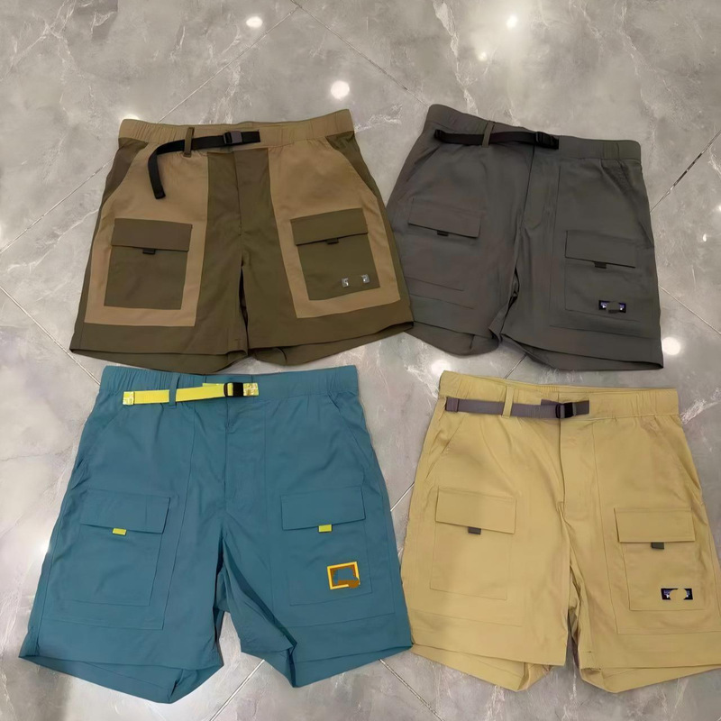 Workwear Multi-Pocket Shorts Summer Casual New Style Quick-Dry Color-Blocking Workwear Multi-Pocket Shorts Summer Casual New Style Quick-Dry Color-Blocking