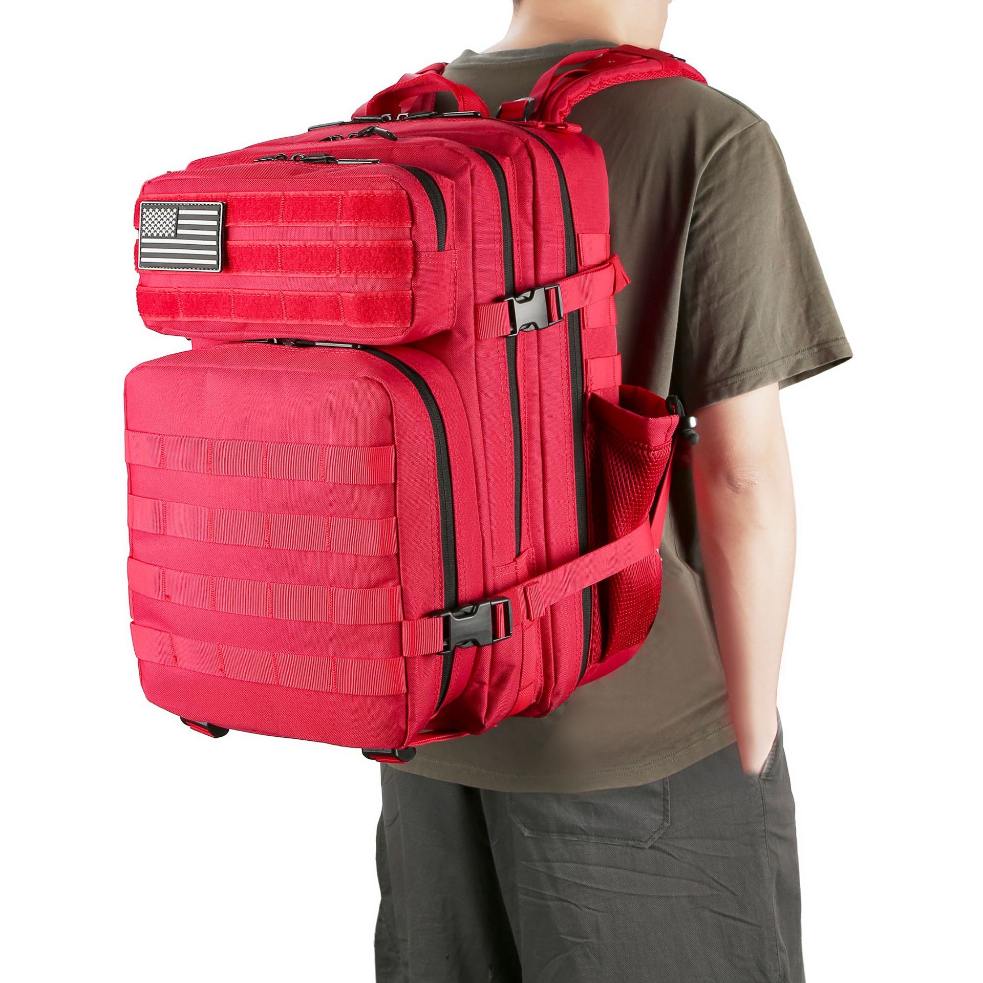 Bolsa térmica para el almuerzo, mochila multifuncional, mochila informal de gran capacidad para exteriores, tela Oxford impermeable