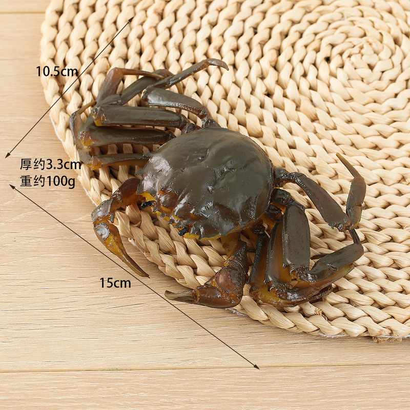 仿真青蟹螃蟹仿真大闸蟹海鲜创意仿真小龙虾食品模型食玩搞怪道具|undefined