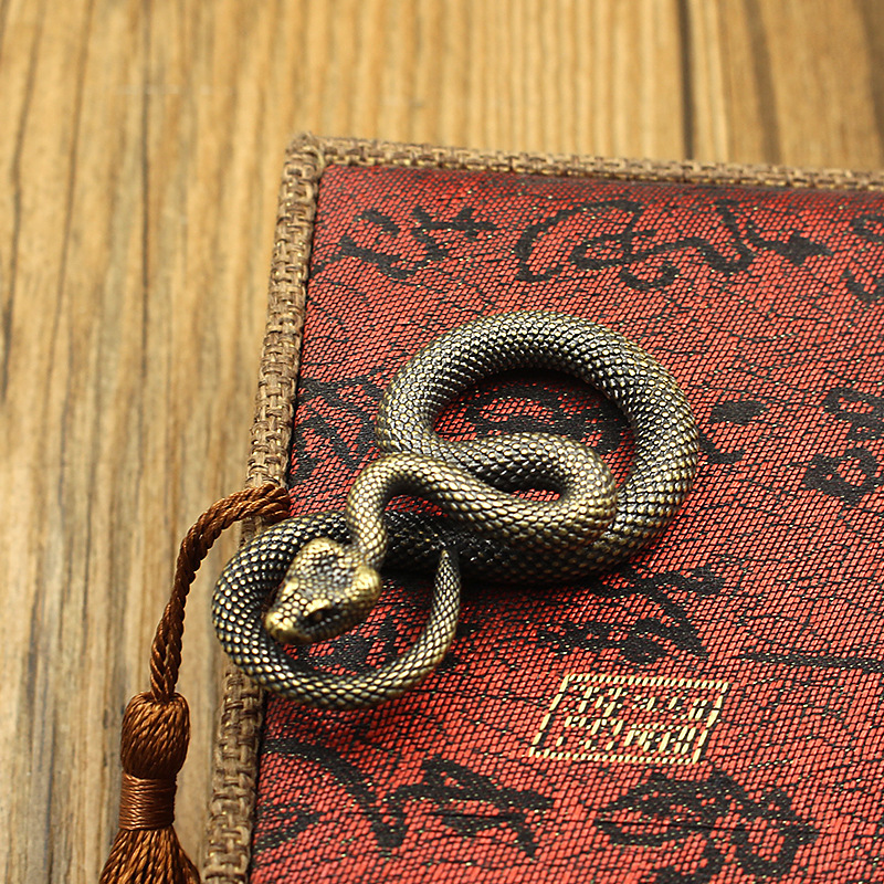 Antique distressed brass plate snake ghost worker Snake Key Chain pendant Antique Gift Tea play tea pet craft hand handle Antique distressed brass plate snake ghost worker Snake Key Chain pendant Antique Gift Tea play tea pet craft hand handle
