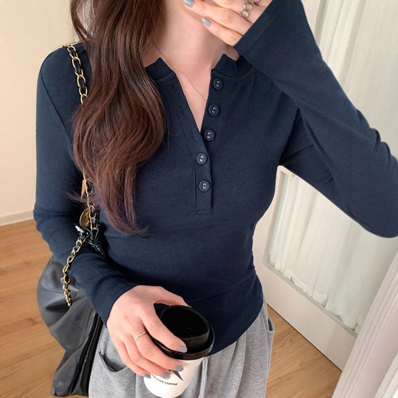 Plus Size Women's Spring & Fall Long-Sleeved Half-Collar Bottoming Shirt for Fat mm Korean Style Slim Waist Slimming Look Inner Knitted Top Plus Size Women's Spring & Fall Long-Sleeved Half-Collar Bottoming Shirt for Fat mm Korean Style Slim Waist Slimming Look Inner Knitted Top