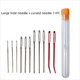 Elbow Aluminum Sweater Needle Wool Threader Sweater Suture Needle Big Eye Curved Needle Elbow Aluminum Sweater Needle