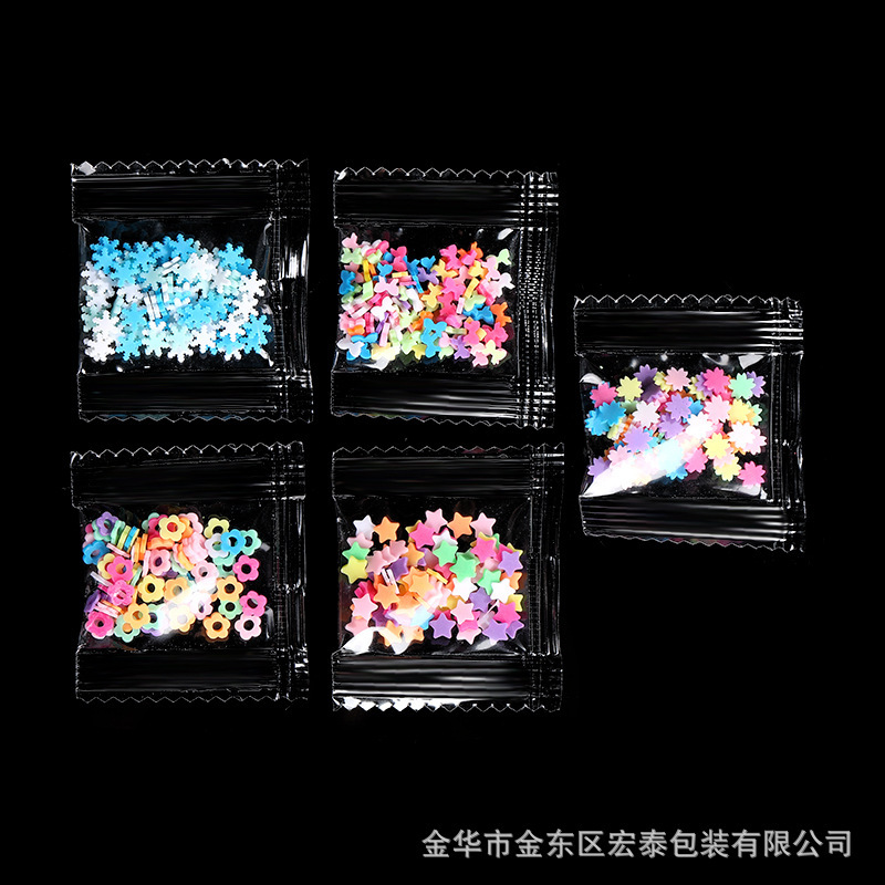 Soft pottery piece bow love paw piece glitter accessories wholesale soft pottery diy decorations three-dimensional nail art sequins