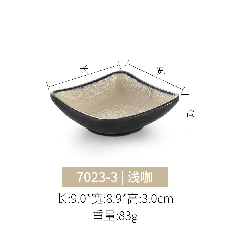 メラミンの味付けの皿の調味料の皿の2つの皿の3つの皿の調味料の皿の小皿の調味料の皿は厚くて商用です。|undefined