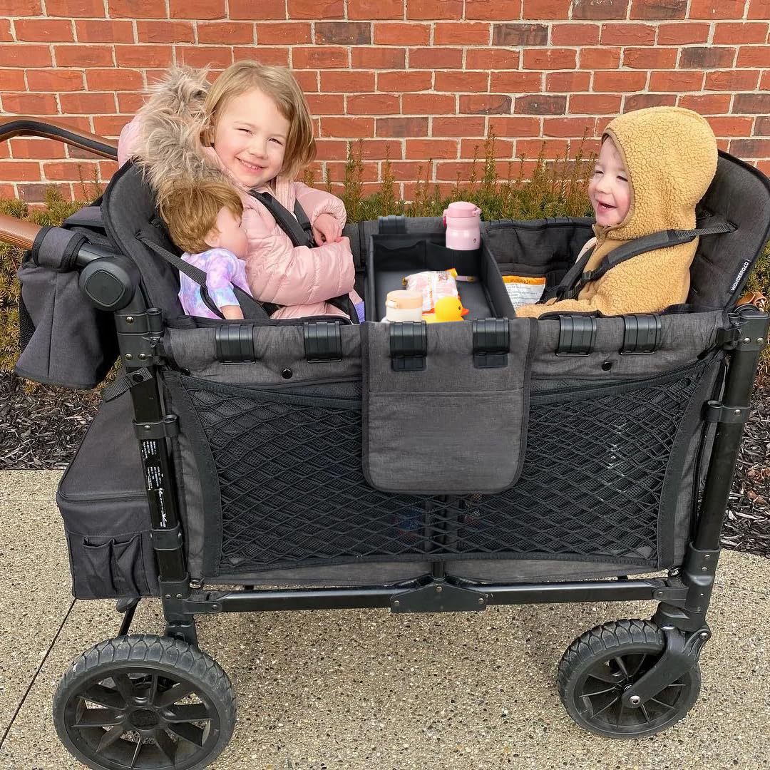 Cesta de almacenamiento inferior carro de bebés bolsa de almacenamiento accesorios carro artefacto W4 carro de bebés snack tray