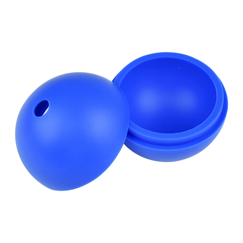 Big silicone hockey for whiskey, mold, round ice cubes for home use, wholesale