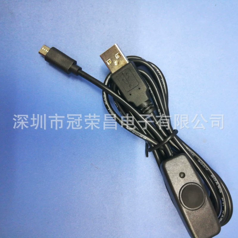 Новый USB выключатель с индикатором, медный кабель 2A&3A зарядки, Micro USB питание для Raspberry Pi