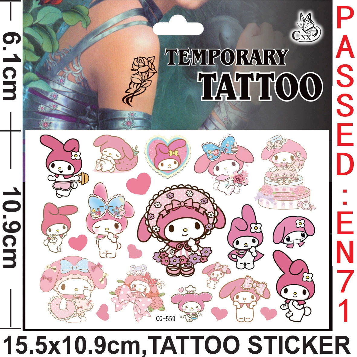 Детские наклейки для тату, наклейка