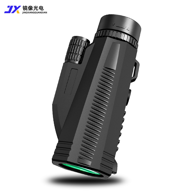 亚马逊新款12×50单筒望远镜大目镜高倍高清专业露营望远镜批发