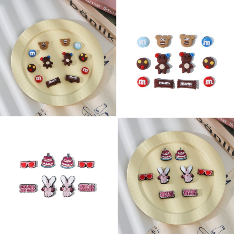 Cave Shoes Women's Shoes Flower Free Collocation Creative Hot Selling Cute High-end Decoration Couple Cross-border Explosion Shoe Buckle Accessories