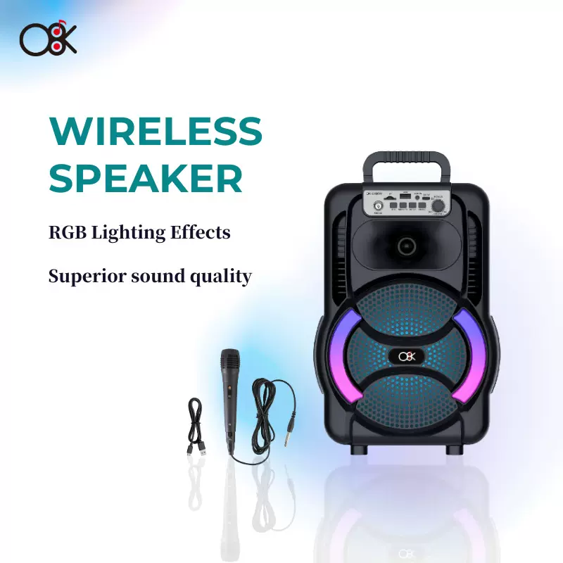 跨境新款蓝牙音响音箱 便携式手提插卡U盘多功能广场舞K歌音响