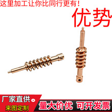 厂家非标蜗轮蜗杆加工 小型齿轮减速机圆形齿轮电动座椅蜗杆加工