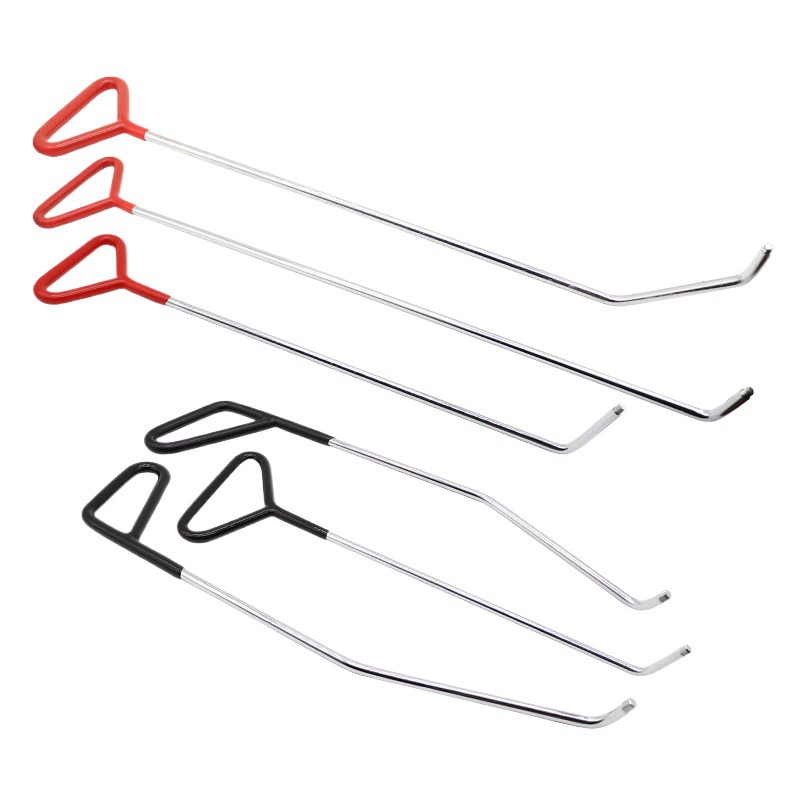 Набор инструментов для ремонта вмятин на автомобиле с ломом, крюком, инструментом для удаления вмятин от града, съемником вмятин с бампера