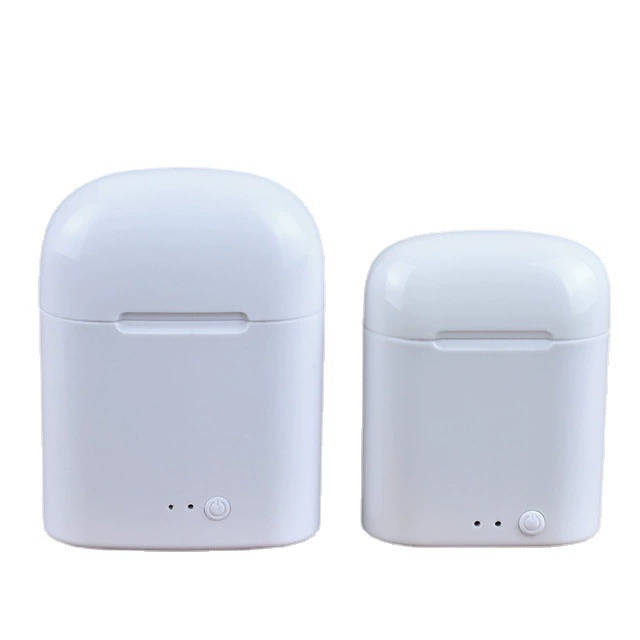 Wireless Earbuds (i7s) Bluetooth TWS with Charging Case, Compact Lightweight, Black