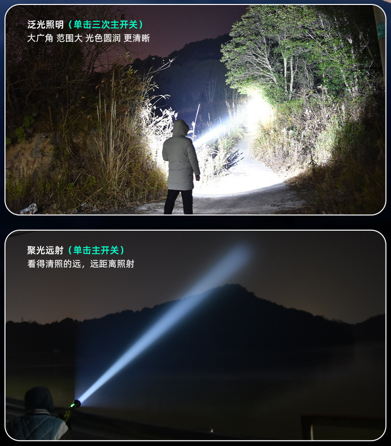 New Product Multi-Functional Outdoor Camping Flashlight, Outdoor Portable Folding Tent Camping Light, Supplementary Light, Portable